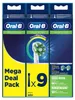 Oral-B CrossAction 80339536, 9 kusů, Bílá, CleanMaximiser, Náhled obrázku produktu 9
