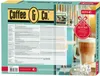 The image shows the packaging of a coffee advent calendar, with a close-up of a latte and some text details. Produktbild-Vorschau