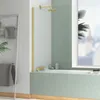 Marwell Badewannenfaltwand Golden Touch 140x80cm Gold - Produktbild-Vorschau 2