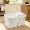 Plasticforte Waschekorb - 35 Liter - Rattan - weis - Produktbild-Vorschau 4