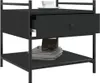 vidaXL Mesa de centro negra, 50x50x50 cm, fabricada en Vista previa de la imagen del producto 3