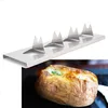 Allgrill Kartoffelhalter Potato Rack aus Edelstahl 30 x 8 x Produktbild-Vorschau 4