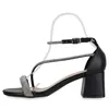 VAN HILL Damen Riemchensandaletten Sandaletten Strass Party Produktbild-Vorschau 2