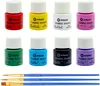 Artecho Textilfarbe Set mit 3 Pinseln – 8 x 20 ml Produktbild-Vorschau 2