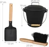 Relaxdays Contenitore per la cenere con coperchio, 4,5 Anteprima dell’immagine prodotto 4