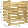 vidaXL Kompostownik z ramą z listew 90x90x90 cm Podgląd zdjęcia produktu 7