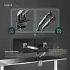 Diablo X-Arm Doppel Monitor Halterung Bildschirmhalterung Produktbild-Vorschau 4