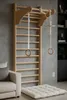 Espalier en bois pour enfants – Espalier Montessori blanc Voir les images du produit 5