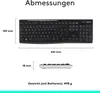 Logitech Tastatur K270 kabellos schwarz Produktbild-Vorschau 26
