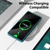 A smartphone case is shown on a wireless charging pad next to a laptop. Anteprima dell’immagine prodotto
