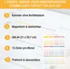 Magnetischer Geburtstagskalender A4 | Jahresunabhängig & Produktbild-Vorschau 2