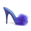 POISE-501F Damen Slipper von Fabulicious, Blau  , EU 40, US Produktbild-Vorschau 5