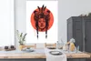 MuchoWow® Poster Indianer - Bär - Federn - Rot 120x160 cm - Produktbild-Vorschau 3