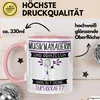 Musikmanagerin Und Prinzessin Tasse Geschenk Für Eine Produktbild-Vorschau 3
