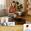 Couchtisch SWING Braun mit verstellbarer Tischplatte & Produktbild-Vorschau 7