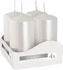 Świeca wotywna BISPOL Aura 7H 6CM SW40/60 BIAŁA PERŁA 4szt. Podgląd zdjęcia produktu 3