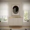 Selsey Tovi - Sideboard 3-türig, 140 cm, Weiß / Holzoptik Produktbild-Vorschau 2