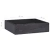 vidaXL Lavabo noir 40x40x10 cm marbre Voir les images du produit 8