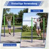 COSTWAY Turnreck Outdoor, gymnastická sestava s třemi Náhled obrázku produktu 6