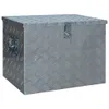 vidaXL Aluminiumkiste 610 x 430 x 455 mm Silbern Produktbild-Vorschau 1