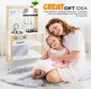 Green Series Kinderküche Spielküche Holz - Kinderküche aus Produktbild-Vorschau 8