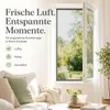 Fliegengitter Fenster 130 x 150 cm Anthrazit mit Klettband Produktbild-Vorschau 4