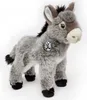 A stuffed toy donkey standing on a white background. Produktbild-Vorschau