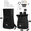 TAN.TOMI Rolltop Rucksack 15,6 Zoll Laptopfach Schwarz Produktbild-Vorschau 4