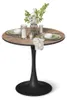 Esstisch Vicco Carl Nussbaum/Schwarz 80 x 80 cm, Model Produktbild-Vorschau 5