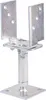A single metal post support bracket is shown against a white background. Náhled obrázku produktu