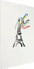 Posterpapier Poster - Eiffel Tower and Colors 60x90 cm Produktbild-Vorschau 1