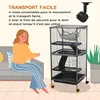 PawHut Przenośna 4-poziomowa klatka dla małych zwierząt Podgląd zdjęcia produktu 4