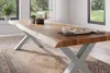 Esstisch 280 x 100 cm Akazie massiv natur Baumkantentisch Produktbild-Vorschau 4