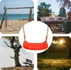 Altalena Bambini Rossa Giardino Sedile Ergonomico Corde Anteprima dell’immagine prodotto 7