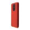A red phone case is shown from the side against a white background. Produktbild-Vorschau
