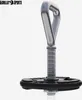 A close-up studio shot of a kettlebell handle with a weight plate attached, against a white background. Náhľad obrázku produktu