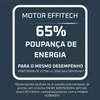 Marketing graphic highlighting energy efficiency of a motor. Voir les images du produit