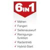 A graphic displaying the text "6IN1" and a list of features with checkmarks. Produktbild-Vorschau