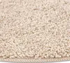 vidaXL Protišmykový koberec shaggy cream 120 x 120 cm PP Náhľad obrázku produktu 6