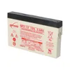 A product shot of a sealed rechargeable lead-acid battery. Voir les images du produit