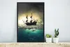 MuchoWow® MuchoWow® Gerahmtes Poster Boot - Hai - Meer Produktbild-Vorschau 5