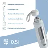 Bouteille en verre Wessper avec housse en silicone – 0,5 L Voir les images du produit 2
