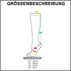 4 Paar Sport-Kompressionssocken – Schwarz, flach – L/XL Produktbild-Vorschau 5
