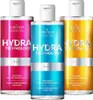 Three bottles of Farmona Hydra Technology solutions lined up against a white background. Voir les images du produit