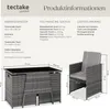tectake® Rattan Sitzgruppe Lausanne für 2 Personen Produktbild-Vorschau 7