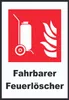 Fahrbarer Feuerlöscher Schild A5 (148x210mm) Produktbild-Vorschau 1