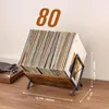 Plattenständer Schallplatten Aufbewahrung Regal für 80–100 Produktbild-Vorschau 6