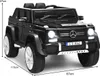 A black Mercedes-Benz ride-on car for children. Produktbild-Vorschau