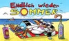 Bandiera ENDLICH WIEDER SOMMER 90 x 150 cm con 2 occhielli Anteprima dell’immagine prodotto 2