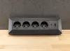 4-fach Steckdosenblock, USB-A+C, schwarz, Aufbaumontage, Produktbild-Vorschau 6